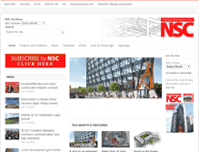 Tablet Screenshot of newsteelconstruction.com